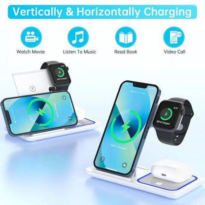 Wireless Charger, 3 in 1 Wireless charger