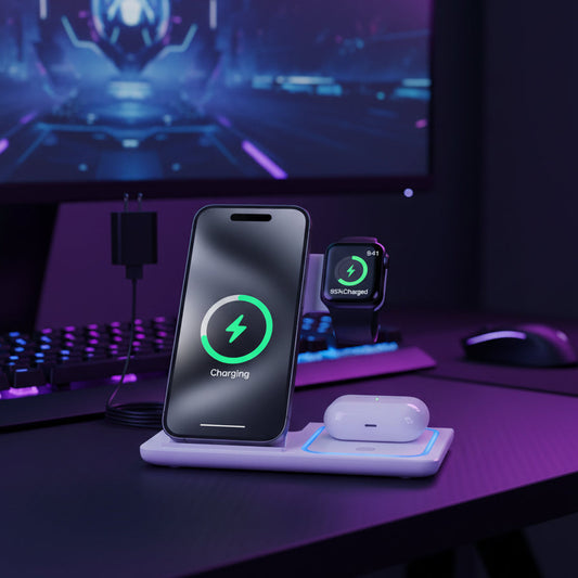 Wireless Charger, 3 in 1 Wireless charger